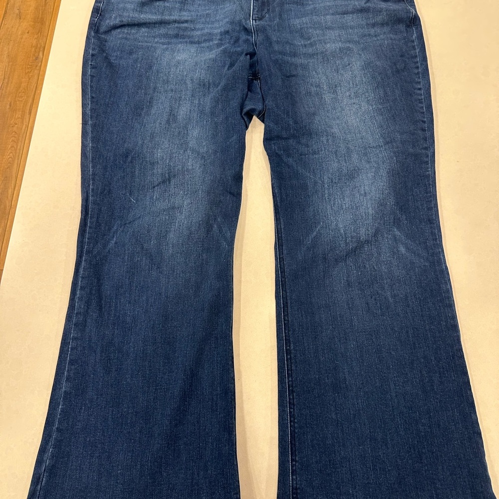 Democracy Dark Blue Flare Jeans